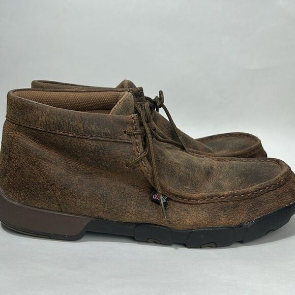 The 232 Justin Men's Driver Moc Casual Shoes 
Sz 12 Justin boots wallabies style - Picture 11 of 11